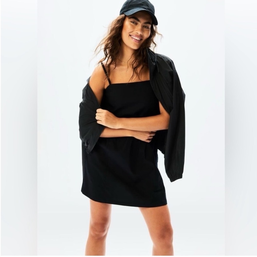 Athleta Paradise Cami Dress Black Medium